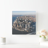 Coastline | Manhattan, New York City Vierkante Klok (Huis)