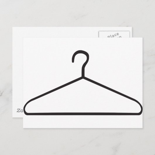 Coat Hanger Wire Briefkaart (Voorkant / Achterkant)