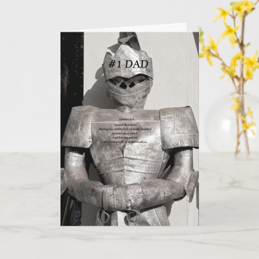 Coat of Armor Vaderdag Kaart (Gele Bloem)