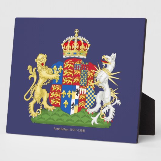 Coat of Arms Anne Boleyn Fotoplaat (Zijkant)