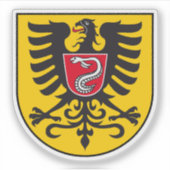 Coat of arms of Aalen, Germany Sticker (Voorkant)