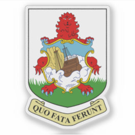 Coat of arms of Bermuda,British Overseas Territory Sticker
