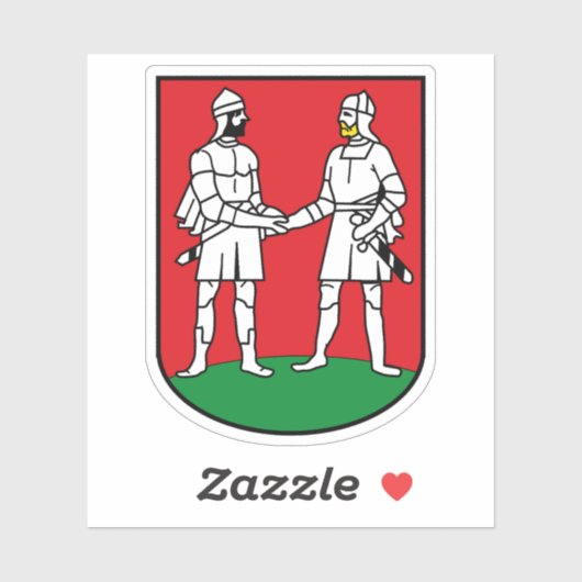 Coat of arms of Bünde, Germany Sticker (Vel)