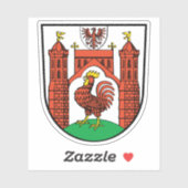Coat of arms of Frankfurt an der Oder, Germany Sticker (Vel)