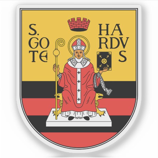 Coat of arms of Gotha, Germany Sticker (Voorkant)