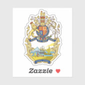 Coat of arms of Hong Kong (1843–1959) Sticker (Vel)