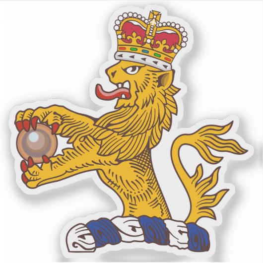 Coat of arms of Hong Kong lion (1959–1997) Sticker (Voorkant)