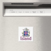 Coat of Arms of Iceland Magneet (Insitu (Vaatwasser))