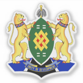 Coat of arms of Johannesburg, the Republic of Sout Sticker