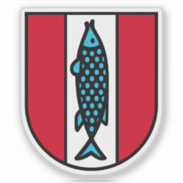 Coat of arms of Kaiserslautern, Germany Sticker