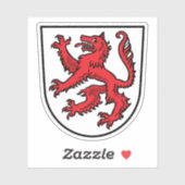 Coat of arms of Passau, Germany Sticker (Vel)