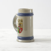 Coat of Arms of Plzeň, Czech Republic Bierpul (Voorkant links)