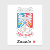 Coat of Arms of Postojna, Slovenia Sticker (Vel)