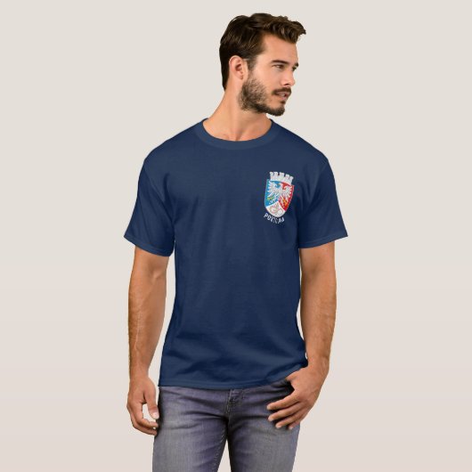 Coat of Arms of Postojna, Slovenia T-shirt (Voorkant volledig)