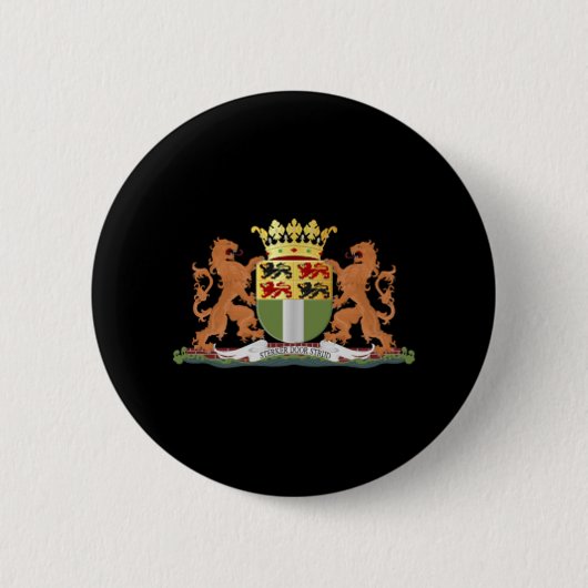 Coat of arms of Rotterdam Ronde Button 5,7 Cm (Voorkant)