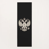 Coat of Arms of Russia - white version Yogamat (Achterkant)