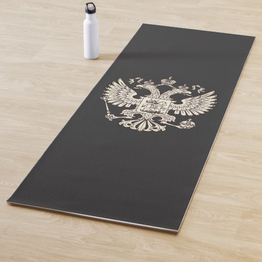 Coat of Arms of Russia - white version Yogamat (In situ)