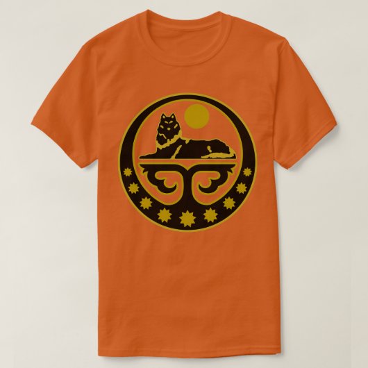 Coat of Arms of the Chechen Republic of Ichkeria T-shirt (Design voorkant)