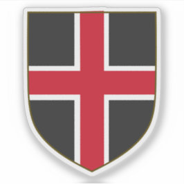 Coat of arms of the city of Durham, England Sticker