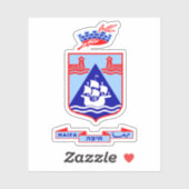 Coat of arms of the city of Haifa, Israel Sticker (Vel)