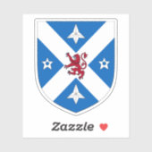 Coat of arms of the city of Stirling, Scotland Sticker (Vel)