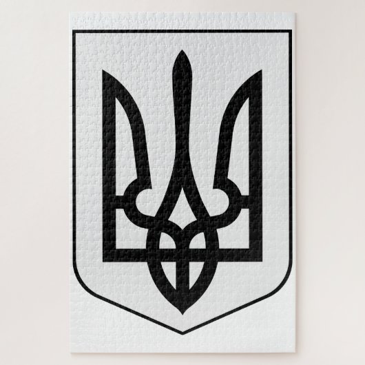 Coat of arms of Ukraine Legpuzzel (Verticaal)