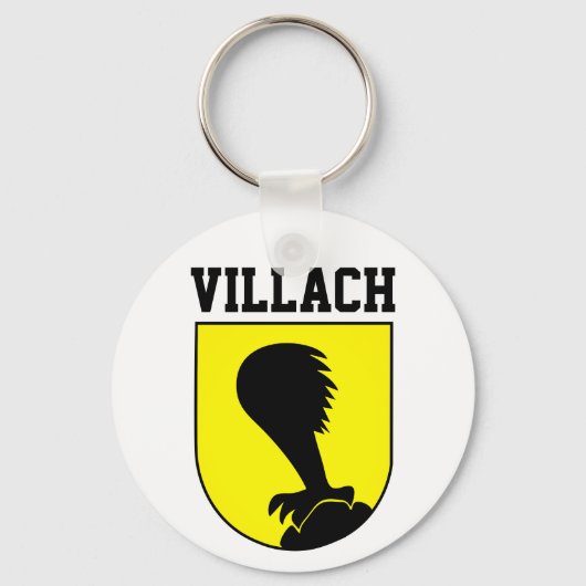 Coat of Arms of Villach - AUSTRIA Sleutelhanger (Voorkant)
