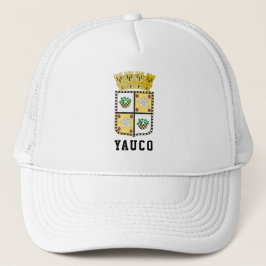 Coat of Arms of Yauco, Puerto Rico Trucker Pet