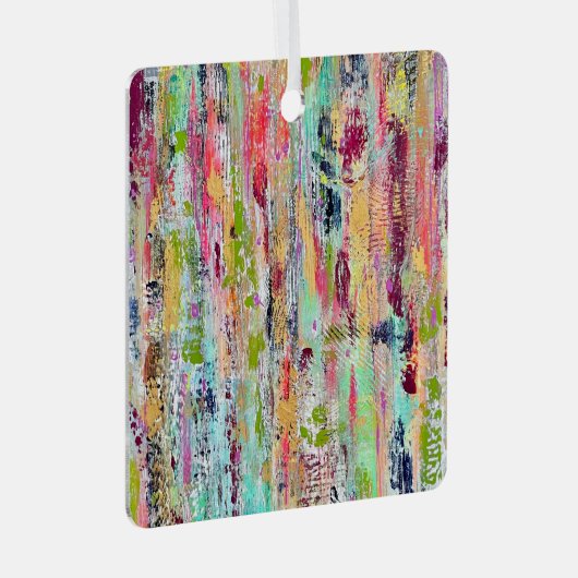 Coat of Many Colours Metal Ornament (Voorkant Rechts)