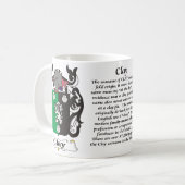 Coat van de mok van de familie Clay (Voorkant links)