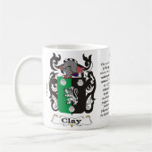 Coat van de mok van de familie Clay (Links)