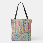 Coat van Veel Kleuren Canvas tas (Achterkant)