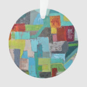 Coat van Vele Kleuren Acryl Ornament (voorkant)