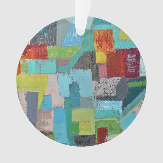 Coat van Vele Kleuren Acryl Ornament (voorkant)