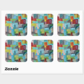 Coat van Vele Kleuren Stickers (Vel)