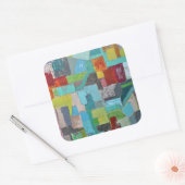 Coat van Vele Kleuren Stickers (Envelop)