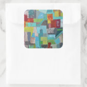 Coat van Vele Kleuren Stickers (Tas)