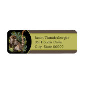 Coatamundi of White Nosed Coati Etiket (Voorkant)