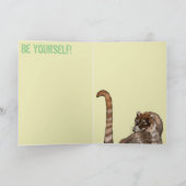 Coatamundi of White Nosed Coati Kaart (Binnen)