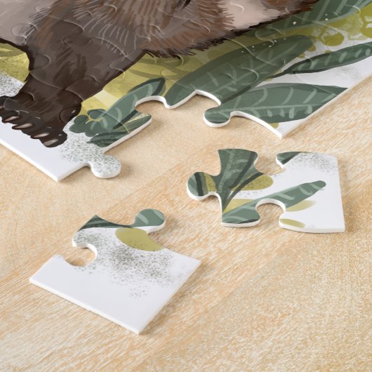 Coatamundi of White Nosed Coati Legpuzzel (Zijkant)