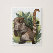 Coatamundi of White Nosed Coati Legpuzzel (Verticaal)