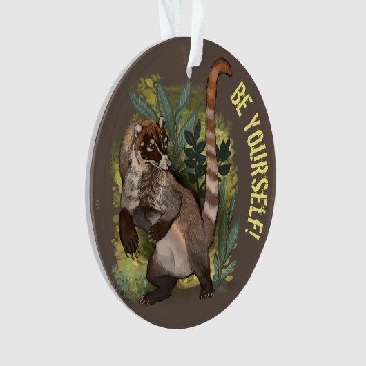 Coatamundi of White Nosed Coati Ornament (voorkant)