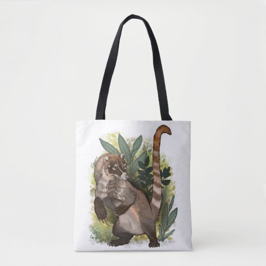 Coatamundi of White Nosed Coati Tote Bag (Voorkant)