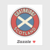 Coatbridge, Schotland Sticker (Vel)