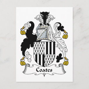 Coates Family Crest Briefkaart