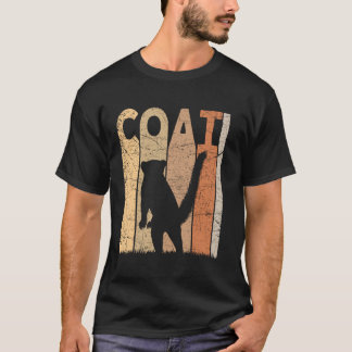 Coati Coatimundi Retro Coati Lover Exotic T-shirt