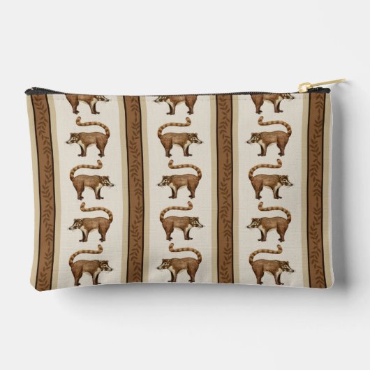 Coati Stripe Zipper Pouch Etui (Achterkant)