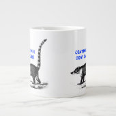 Coatimundi Dont Care Design Grote Koffiekop (Voorkant)
