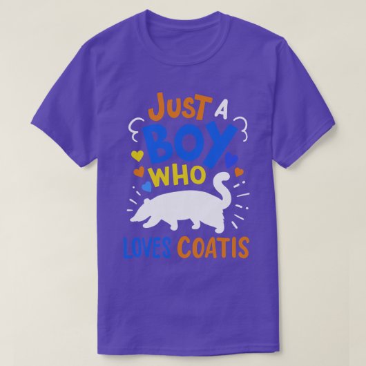 Coatis Coatimundi Coati Lover T-shirt (Design voorkant)