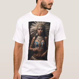 Coatlicue - Godin in de Mexicaanse Azteekse mythol T-shirt